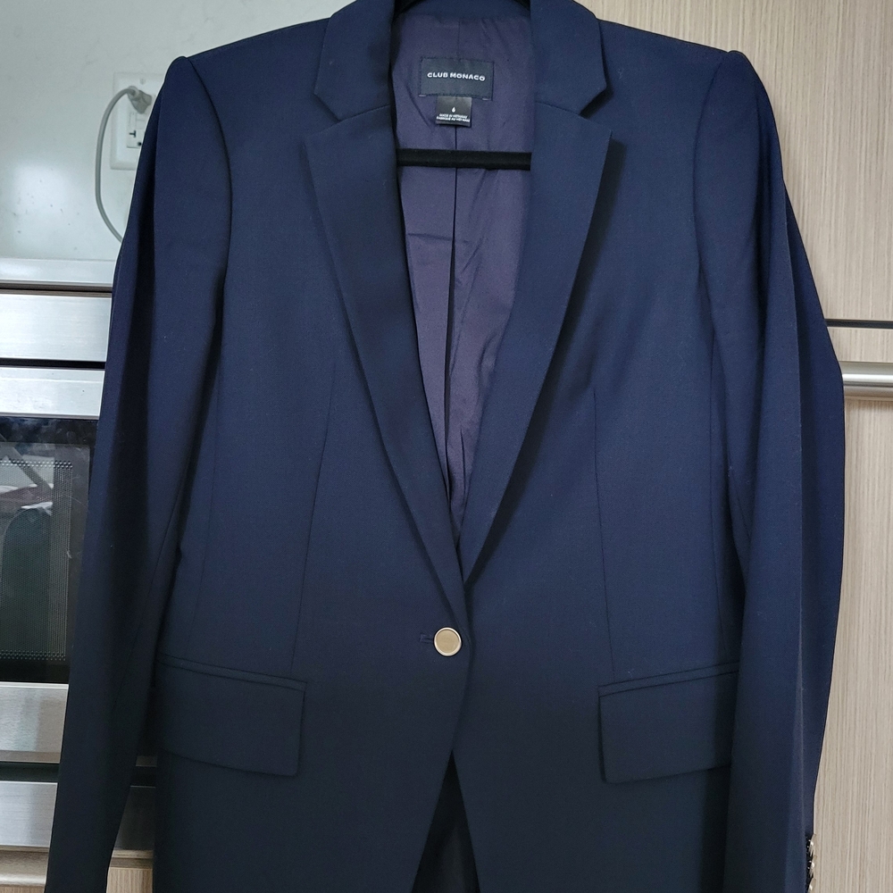 Club Monaco Navy Blazer